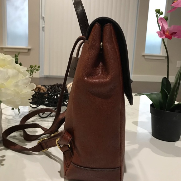fossil claire backpack handbolsas brandy